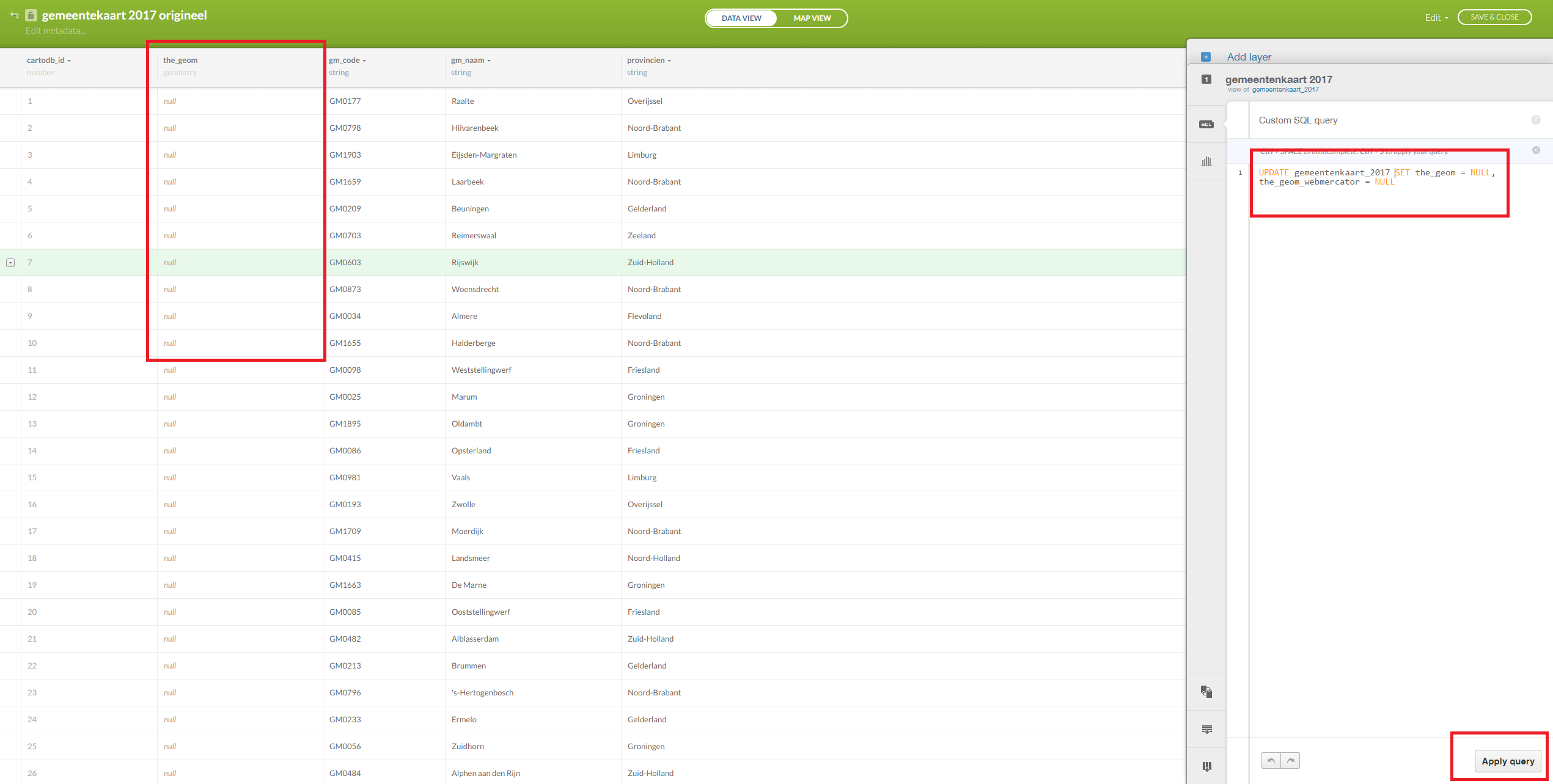 CSV with Geometry