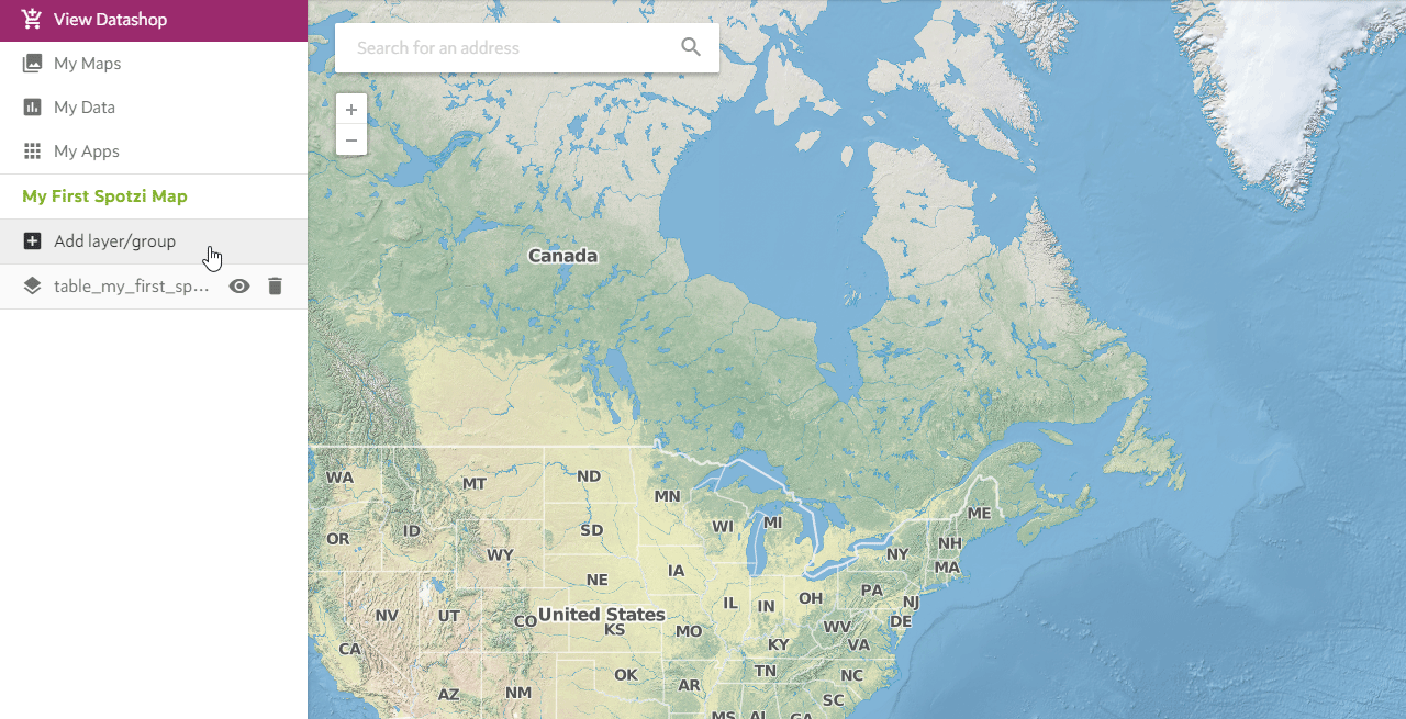 Adding an External Map Layer