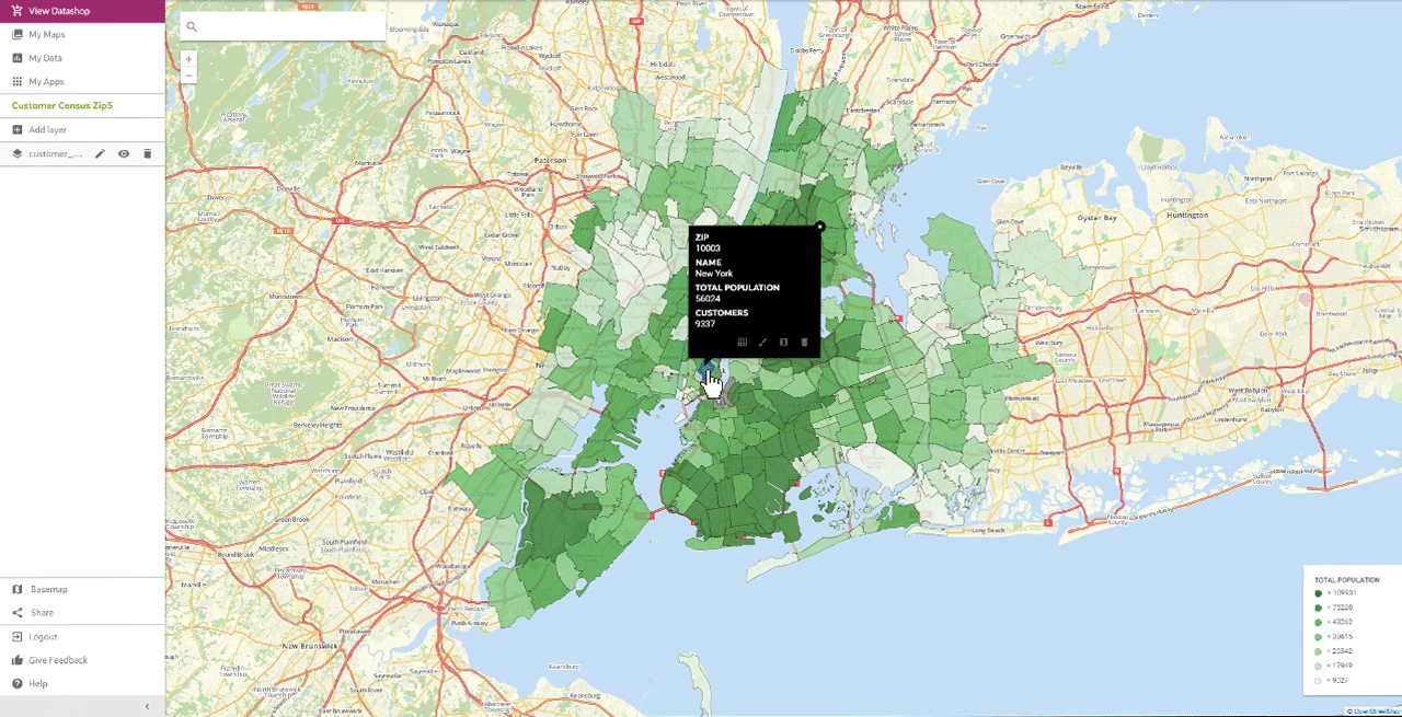 Text Map Filter
