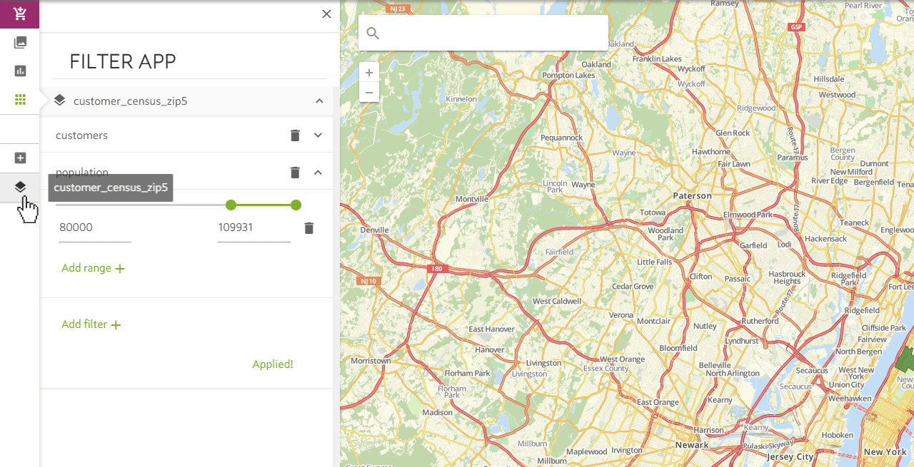 Filter Map Export
