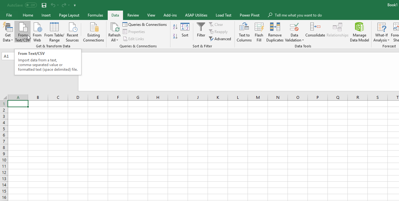 CSV without Geometry