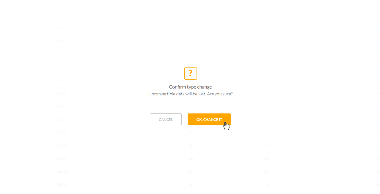 Change Column Type