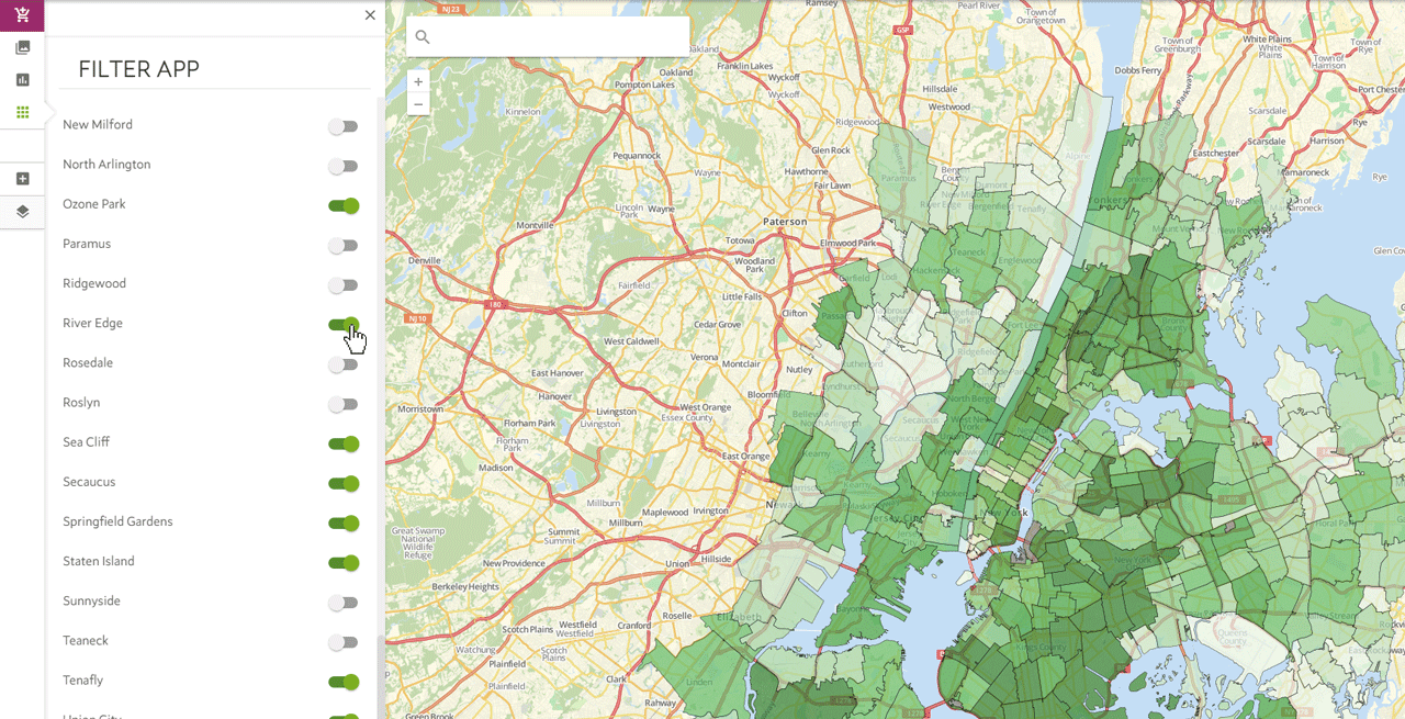 Text Map Filter