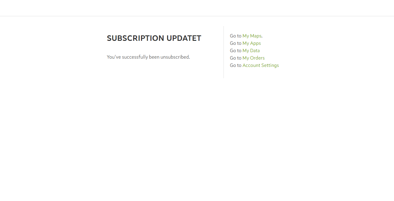 Unsubscribe from Spotzi Emails