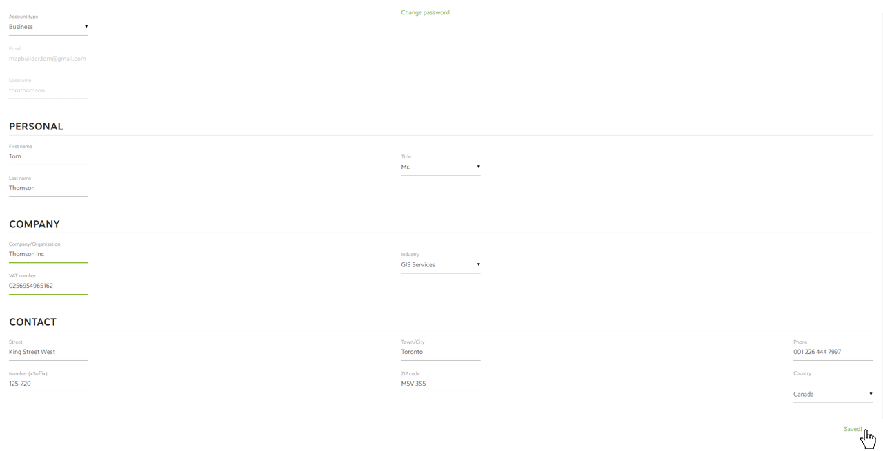 Change Account Type