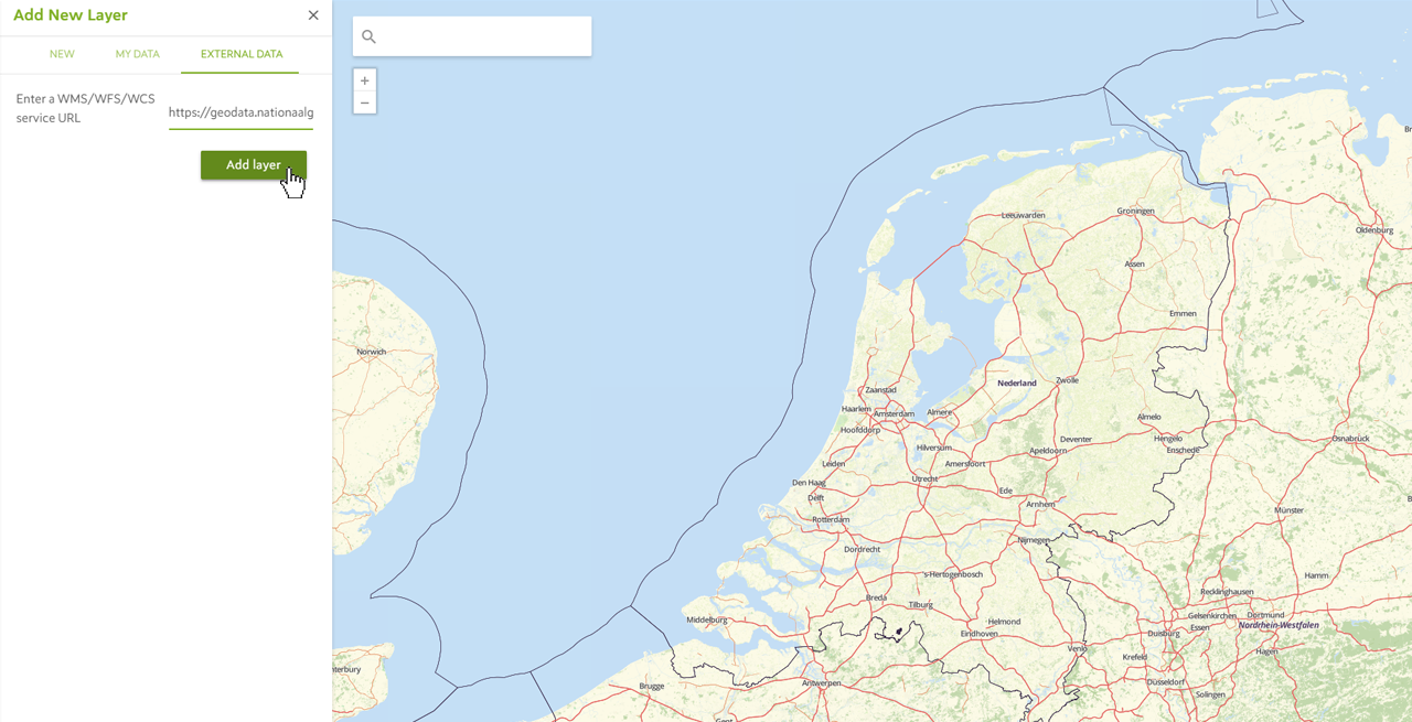 Adding an External Map Layer