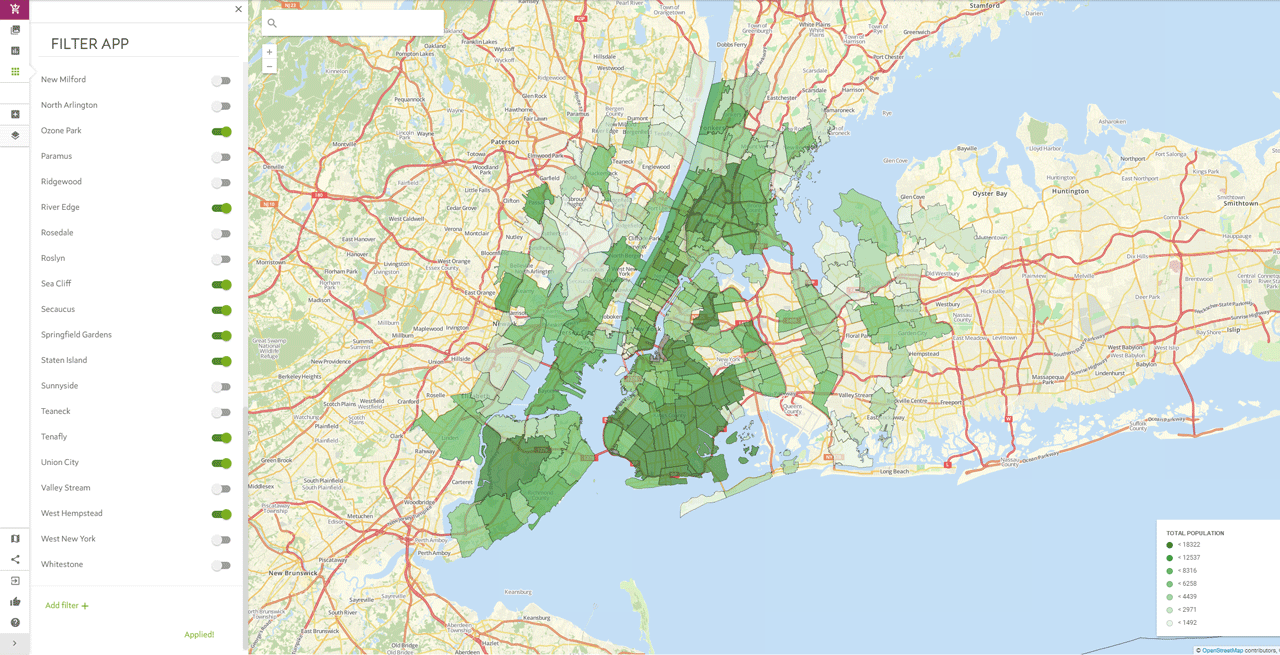 Text Map Filter