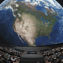 A Beautiful 360 Experience
The whole evening will take place in 360 cinema "Omniversum" in The Hague. Sit back, relax and enjoy every presentation in 360 degrees. At the end, you will be shown the IMAX movie "A Beautiful Planet" on a 360 degrees screen!